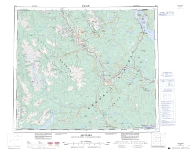 093L - SMITHERS - Topographic Map