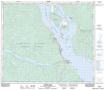 093L16 - FULTON LAKE - Topographic Map