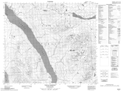 093N05 - TAKLA LANDING - Topographic Map