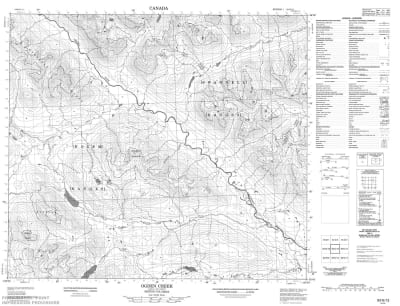 093N13 - OGDEN CREEK - Topographic Map