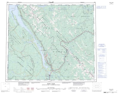 093O - PINE PASS - Topographic Map