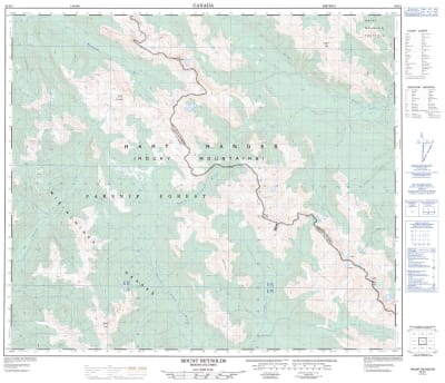 093O01 - MOUNT REYNOLDS - Topographic Map
