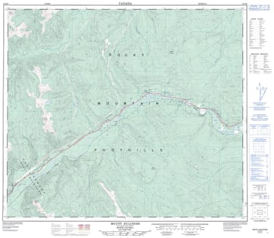 093O09 - MOUNT HULCROSS - Topographic Map