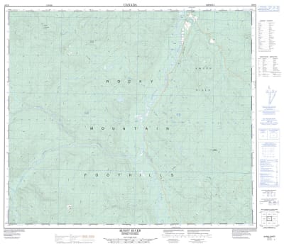 093P05 - BURNT RIVER - Topographic Map