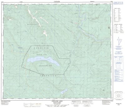 093P06 - GWILLIM LAKE - Topographic Map