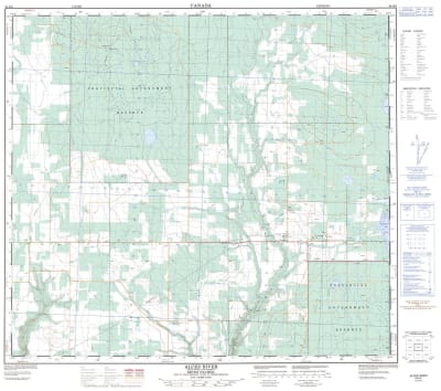 094A08 - ALCES RIVER - Topographic Map