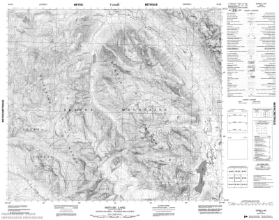 094D03 - MOTASE LAKE - Topographic Map