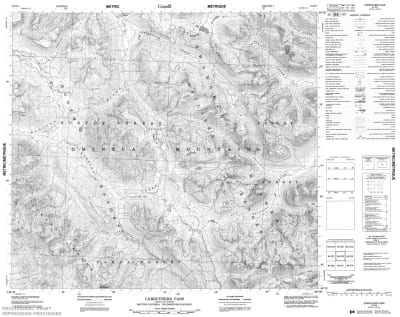 094D08 - CARRUTHERS PASS - Topographic Map