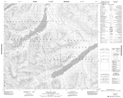 094D14 - TATLATUI LAKE - Topographic Map