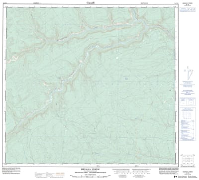 094G08 - MEDANA CREEK - Topographic Map