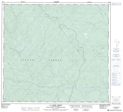 094H05 - LA PRISE CREEK - Topographic Map