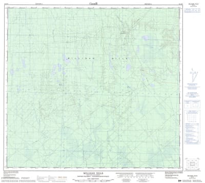 094H07 - MILLIGAN HILLS - Topographic Map