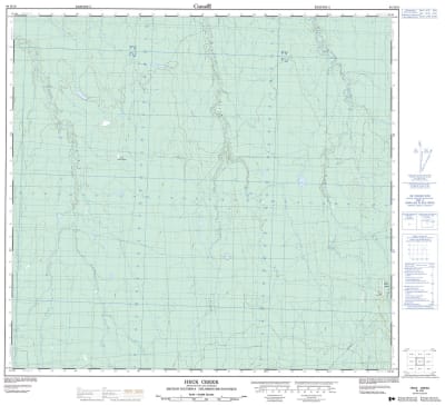 094H10 - HECK CREEK - Topographic Map