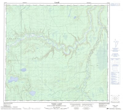 094H13 - TOMMY LAKES - Topographic Map