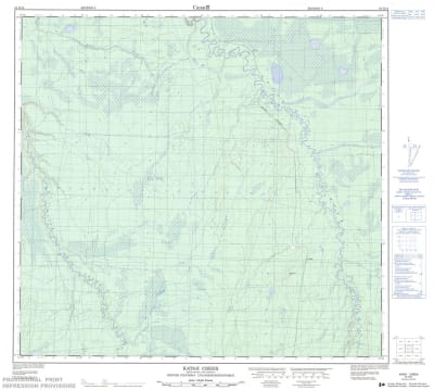 094H14 - KATAH CREEK - Topographic Map