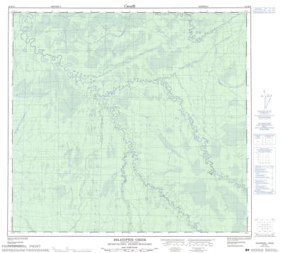 094H15 - HELICOPTER CREEK - Topographic Map