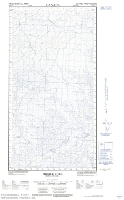 094I16W - SHEKILIE RIVER - Topographic Map
