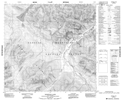 094L06 - DENETIAH LAKE - Topographic Map