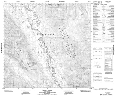 094L14 - MOODIE CREEK - Topographic Map