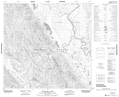 094M04 - TURNAGAIN RIVER - Topographic Map