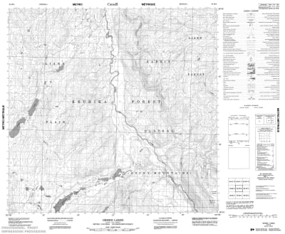 094M06 - GEMINI LAKES - Topographic Map