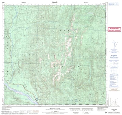 094M09 - TEETER CREEK - Topographic Map
