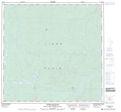 094M12 - TATISNO MOUNTAIN - Topographic Map