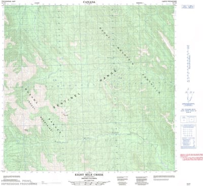 094N03 - EIGHT MILE CREEK - Topographic Map