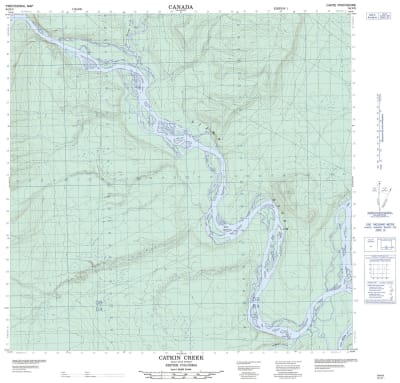094N09 - CATKIN CREEK - Topographic Map