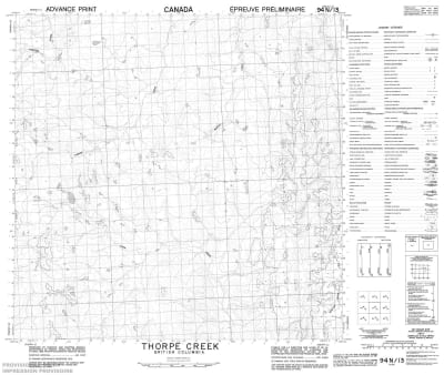 094N13 - THORPE CREEK - Topographic Map