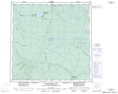 094O - MAXHAMISH LAKE - Topographic Map