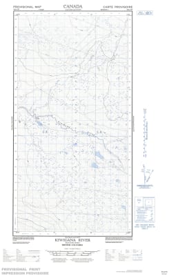 094O07W - KIWIGANA RIVER - Topographic Map