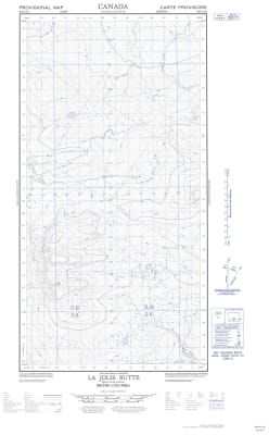 094O12E - LA JOLIE BUTTE - Topographic Map