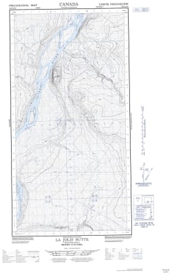 094O12W - LA JOLIE BUTTE - Topographic Map