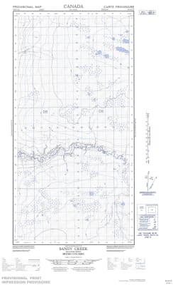 094O13E - SANDY CREEK - Topographic Map