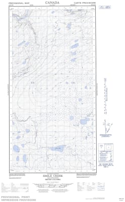 094O15E - EMILE CREEK - Topographic Map