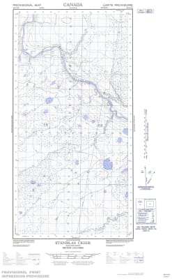094O16E - STANISLAS CREEK - Topographic Map