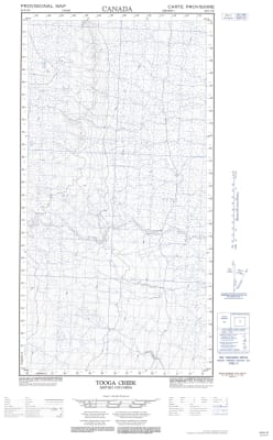 094P01W - TOOGA CREEK - Topographic Map