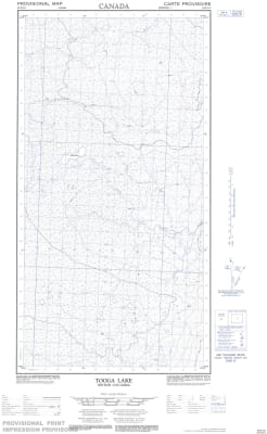 094P02E - TOOGA LAKE - Topographic Map