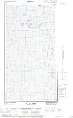 094P02W - TOOGA LAKE - Topographic Map