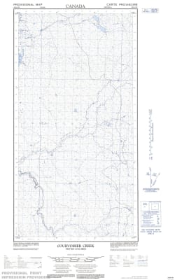 094P04W - COURVOISIER CREEK - Topographic Map
