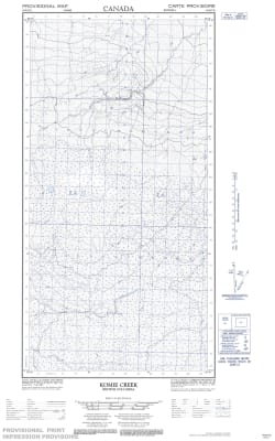 094P05E - KOMIE CREEK - Topographic Map