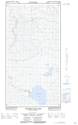 094P07W - KWOKWULLIE LAKE - Topographic Map