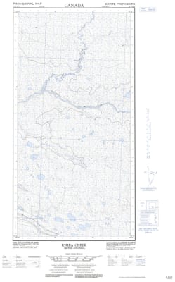 094P10E - KIMEA CREEK - Topographic Map