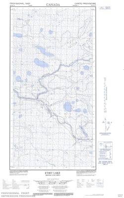 094P11E - ETSET LAKE - Topographic Map