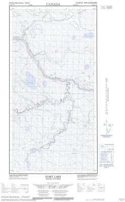 094P11W - ETSET LAKE - Topographic Map
