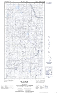 094P12E - GOTE CREEK - Topographic Map