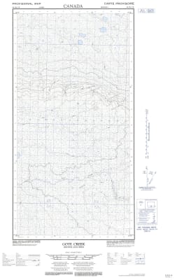 094P12W - GOTE CREEK - Topographic Map