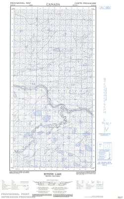 094P13W - ESTSINE LAKE - Topographic Map
