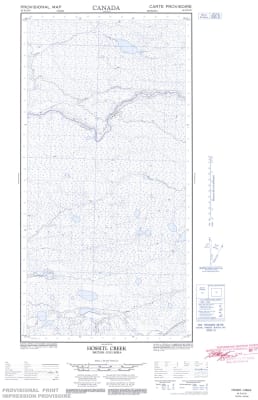094P14W - HOSSITL CREEK - Topographic Map